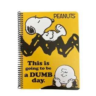 Τετράδιο Σπιράλ Snoopy Peanuts 2 Θεμάτων 70Φύλλα 17x25cm Back me Up (365-06402)
