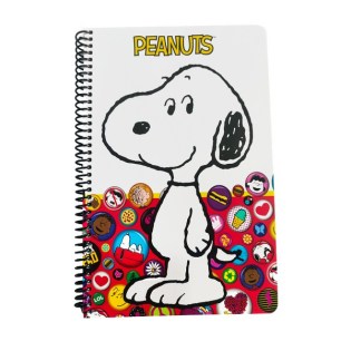 Τετράδιο Σπιράλ Peanuts Flair Red 2 Θεμάτων 70Φύλλα 17x25cm Back me Up (365-05402)