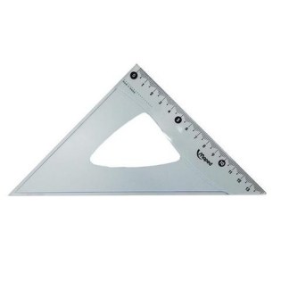 Τρίγωνο Maped Cristal 146 Διαφανής 21cm 45° (146123)