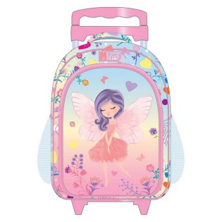 Τρόλεϊ Δημοτικού Fairy 2 θέσεων με Τσαντάκι Φαγητού και Κασετίνα Must (586028)