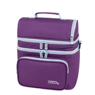 Τσάντα Φαγητού Νηπίου POLO Double Cooler Violet-Light Cyan (907-096-4657) 2025