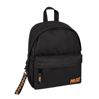 Τσάντα Πλάτης Must Team Monochrome Mini Μαύρη με 1 Κεντρική Θήκη (586429)