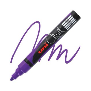 Uni Posca Μαρκαδόρος Υγρής Κιμωλίας 1-8-2.5mm Medium Violet (UNIPOS-PWE-5M-VI)