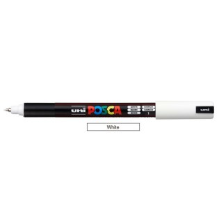Uni Posca Μαρκαδόρος Ζωγραφικής PC-1MR/1 White