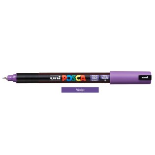 Uni Posca Μαρκαδόρος Ζωγραφικής PC-1MR/12 Violet