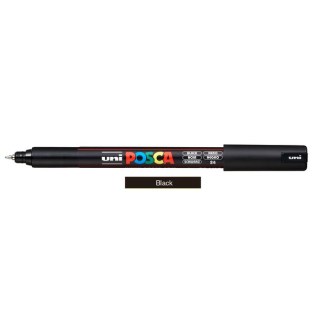 Uni Posca Μαρκαδόρος Ζωγραφικής PC-1MR/M24 Black