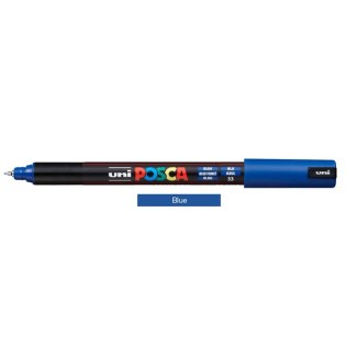 Uni Posca Μαρκαδόρος Ζωγραφικής PC-1MR/33 Blue