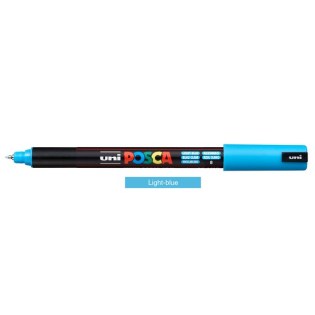Uni Posca Μαρκαδόρος Ζωγραφικής PC-1MR/8 Light Blue