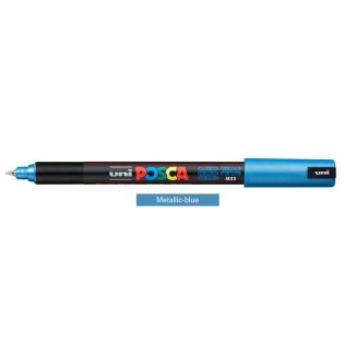 Uni Posca Μαρκαδόρος Ζωγραφικής PC-1MR/M33 Metallic Blue