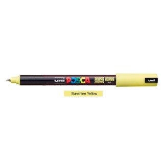 Uni Posca Μαρκαδόρος Ζωγραφικής PC-1MR/P2 Sunshine Yellow