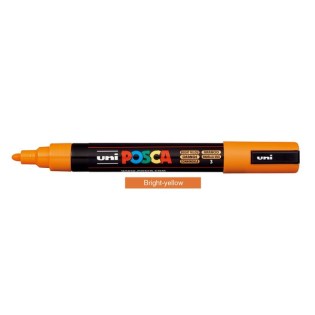 Uni Posca Μαρκαδόρος Ζωγραφικής PC-5M 3 Bright Yellow