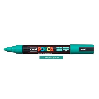 Uni Posca Μαρκαδόρος Ζωγραφικής PC-5M 31 Emerald Green