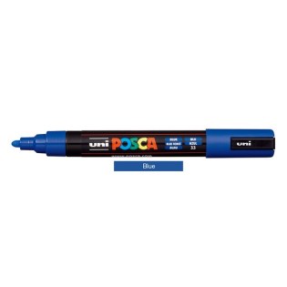 Uni Posca Μαρκαδόρος Ζωγραφικής PC-5M 33 Blue
