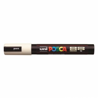 Uni Posca Μαρκαδόρος Ζωγραφικής PC-5M 46 Ivory