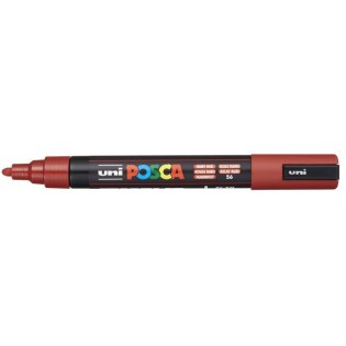 Uni Posca Μαρκαδόρος Ζωγραφικής PC-5M 56 Ruby Red