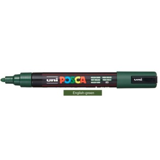 Uni Posca Μαρκαδόρος Ζωγραφικής PC-5M 83 English Green