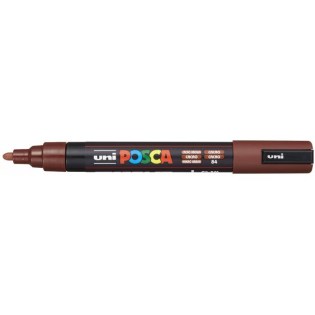 Uni Posca Μαρκαδόρος Ζωγραφικής PC-5M 84 Cacao Brown
