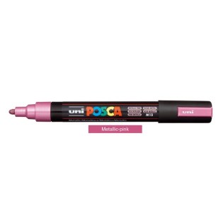 Uni Posca Μαρκαδόρος Ζωγραφικής PC-5M M13 Metallic Pink