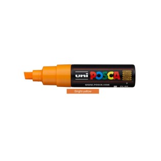 Uni Posca Μαρκαδόρος Ζωγραφικής PC-8K 3 Bright Yellow