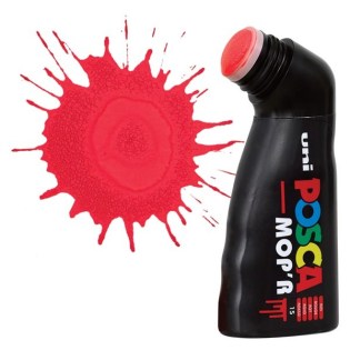 Uni Posca Mop'r Μαρκαδόρος Ζωγραφικής PCM-22/15 Red