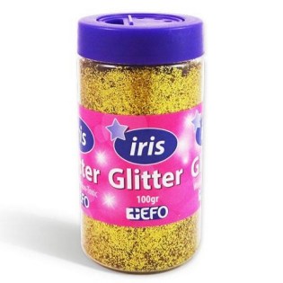 Χρυσόσκονη +Efo Iris 100gr Χρυσό