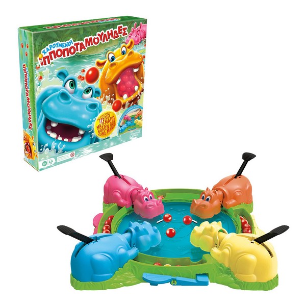 Hasbro Επιτραπέζιο Παιχνίδι Χαρούμενοι Ιπποποταμούληδες (F8815)