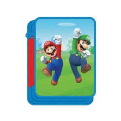 Super Mario Σχολική Κασετίνα Δημοτικού Gim (313-00100) 