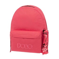 POLO με Μαντήλι Σχολική Τσάντα Pastel Ροζ Original Κλασική (901-135-3600) 2023