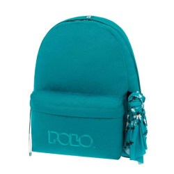 POLO με Μαντήλι Σχολική Τσάντα Original Κλασική Γαλάζιο (901-135-5501) 2024