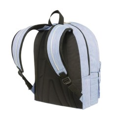 POLO Σχολική Τσάντα Πλάτης Double Scarf Jean Style (901-235-5502) 2024