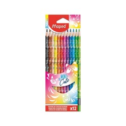 Ξυλομπογιές Maped Color Peps Mini Cute 12 Χρώματα (862201)