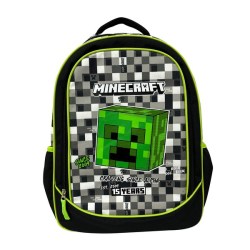 Minecraft Grey Stone Σχολική Τσάντα Δημοτικού Gim (316-01031) 2024