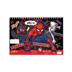 Μπλοκ Ζωγραφικής Spiderman 22x33 40 φύλλα Must (508140)