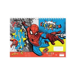 Μπλοκ Ζωγραφικής Spiderman 22x33 40 φύλλα Must (508140)