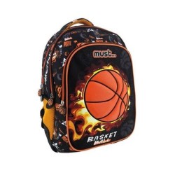Must Basketball με 3 Θήκες Σχολική Τσάντα Πλάτης Δημοτικού (585564)