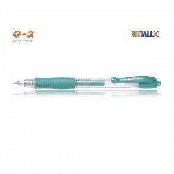 Pilot Στυλό Gel G-2 0.7mm Πράσινο Μεταλλικό (BL-G2-7MG)
