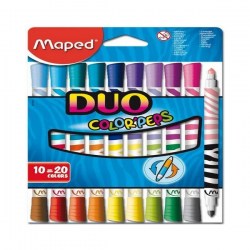 Μαρκαδόροι Maped Color Peps DUO 20 Χρώματα Washable (847010)