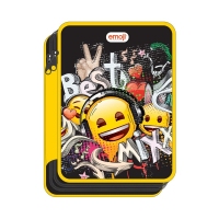 Emoji Σχολική Κασετίνα Δημοτικού Gim (368-02100) 