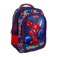 Must Spiderman με 3 Θήκες Σχολική Τσάντα Πλάτης Δημοτικού (508338)